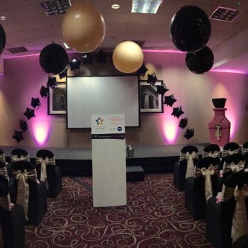 Event decoration for Superdrug at Eastwood Hall